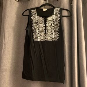 J.Crew sleeveless blouse